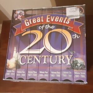 Great Events of the 20th Century 7 VHS Video Box Set